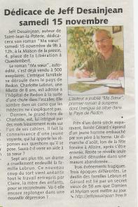 Les Infos du 12 novembre 2008